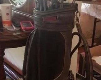 golf clubs and Bag $20