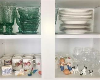 Glass & porcelain collectibles