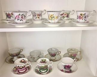 Cup and saucer collection