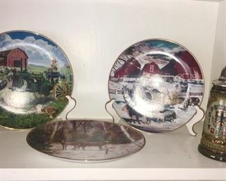 Collectible plates, Beer stein