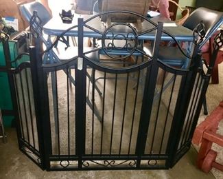 Metal Fireplace surround