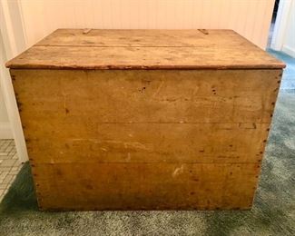 Primitive wooden box