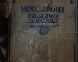 MINNEAPOLIS TELEPHONE BOOK 1932