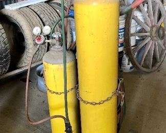 Acetylene Tanks/ Welding Torch