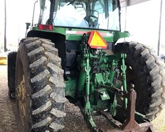 John Deere 7210 tractor, comes with bucket, 9000 hrs.