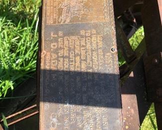 Adams Leaning Wheel Grader No. 111,