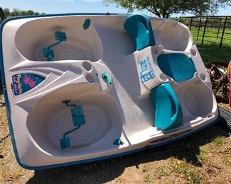 Paddle Boat with Bimini Top, great condition