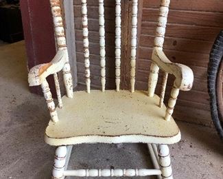 Vintage Oakhill Children's Rocking Chair