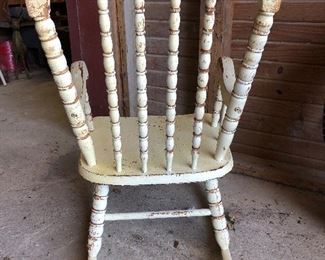 Vintage Oakhill Children's Rocking Chair