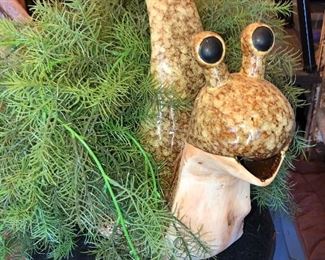 Vintage Snail planter