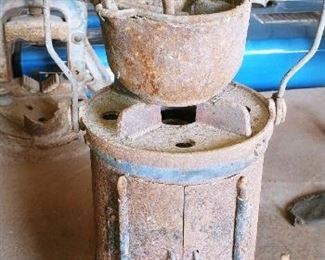 Antique Bell Systems Smelting Pot and Burner
