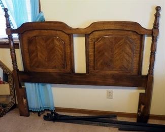 Full Size Solid Wood Headboard With Hollywood Frame, 51.5" x 60"