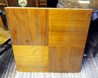 Vintage Wood Folding Card Table, 32" Square Top