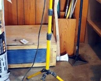 Halogen Adjustable Lighting Tripod And Commercial Electric Halogen Shop Light