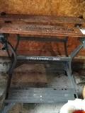 Lot 48
Saw Table, 5 Gallon Deluxe Vacuum Cleaner, Broom

Wood workmate 300 saw table, black and decker vacuum cleaner 5 gallon, broom, old hand saw