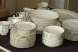 Mikasa Ivory China L2801 Trousdale 

http://auctionnearyou.maxsold.com/view-auctions/catalog/id/279/lot/29979/?url=%2Fview-auctions%2Fcatalog%2Fid%2F279%2F%3Fpage%3D1%26items%3D100