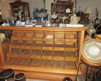 Front of 30 Drawer Showcase