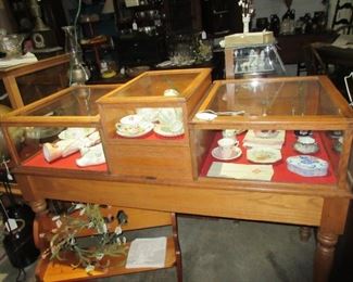 Unusual Show Case/Cash Drawer in Back