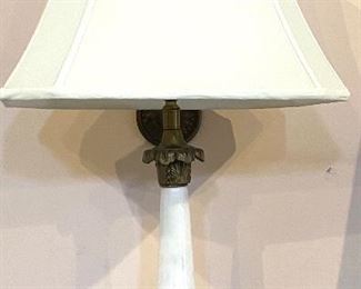 Antique marble and brass wall mounted lamp (there are 2 of these) 
$45 each