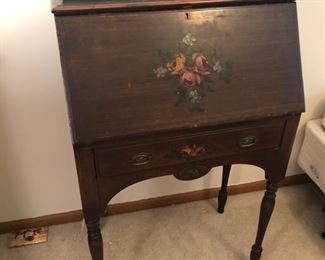 Small painted wood desk - $50