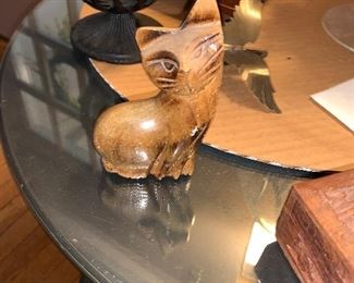 PLL #120 Carved Wood Cat @ $10