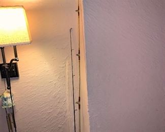 PLL # 132
Fishing Poles / Red Rod @ $10 / Bass Pro Shop Rod & Reel @ $25