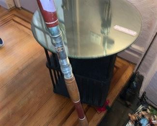 PLL # 132
Fishing Poles / Red Rod @ $10 / Bass Pro Shop Rod & Reel @ $25