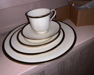 PLL # 210
Set of 8 Lenox American Home Collection "Urban Lights" Pattern - Five Piece Place Setting @ $150 for ALL