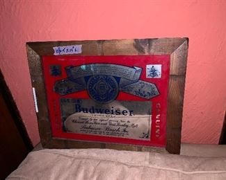 PLL # 279
Budweiser Sign @ $20
