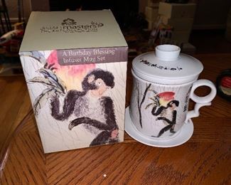 PLL #302 Monkey Birthday Blessing Infuser Mug Set @ $5