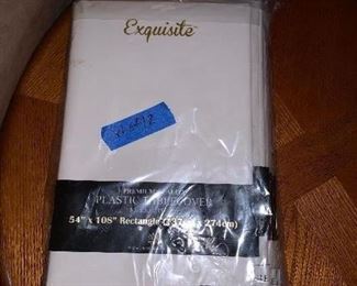 PLL # 317 - Set of 12 Rectangular Plastic Tablecloth @ $12