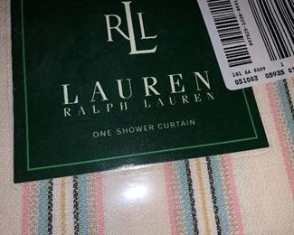 PLL # 319-Ralph Lauren Shower Curtain @ $5