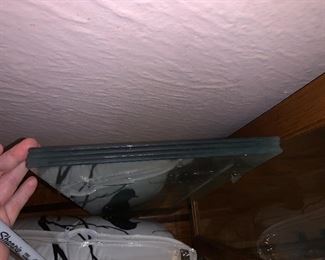 PLL # 346-Curio with Glass Shelves - Lights up!- $45