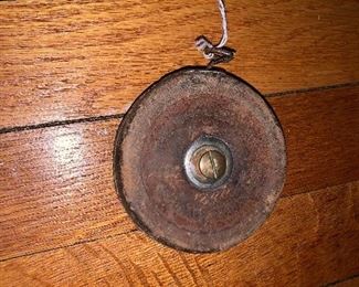 PLL #348 Antique Saginaw Leatherclad 50ft Tape Measure @ $5