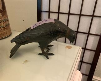 Metal (cast iron?) Pigeon Bird $20