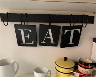 PLL #405 "EAT" SIGN @ $5