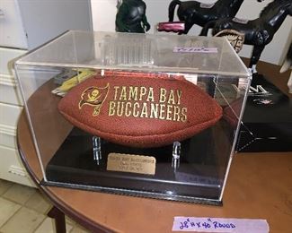 PLL # 439 TAMPA BAY BUCCANEERS SIGNED FOOTBALL @ $40