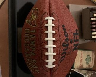 PLL # 439 TAMPA BAY BUCCANEERS SIGNED FOOTBALL "TONY DUNGY" @ $40