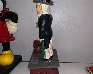 PLL # 456 -VINTAGE 1975 UNCLE SAM MECHANICAL BANK @ $25
