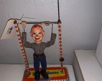 PLL #457 Vintage Howdy Doody Acrobat Tin Wind-Up by Arnold 1950s West Germany @ $60