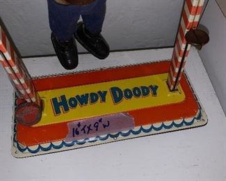 PLL #457 Vintage Howdy Doody Acrobat Tin Wind-Up by Arnold 1950s West Germany @ $60