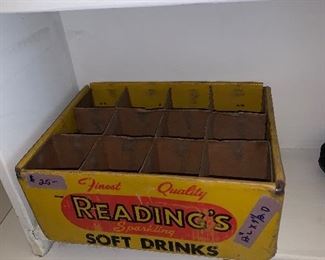 PLL #458 Reading's Soft Drinks Crate @ $25