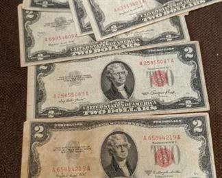 PLL #51 Two Dollar Bills @ $15