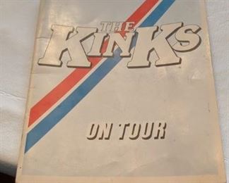 PLL # 548 - THE KINKS Vintage 1981 ON TOUR Book - @ $8