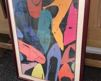 PLL#585 SHOES ART PRINT (34" X 26") @ $20