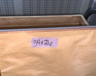 PLL# 586 - SHOES ART PRINT (34" X 26") @ $20