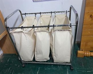 PLL# 609 - Three section laundry Hamper @ $20