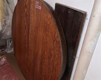 PLL# 615 - Stained Hardwood Table Top (Approx 45"d) @ $10