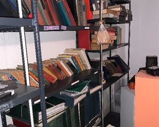 PLL# 617 - Metal Shelves 72"h x 36"w x 18"d @ $20 ea / Make an Offer on the Books