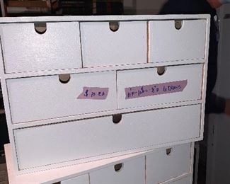 PLL# 632 - 6 drawer Shelving Units (7) (11" x 10" x 8") @ $10 ea.